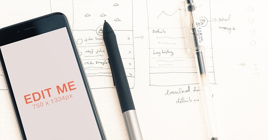 Free iPhone 6 Mockup PSD