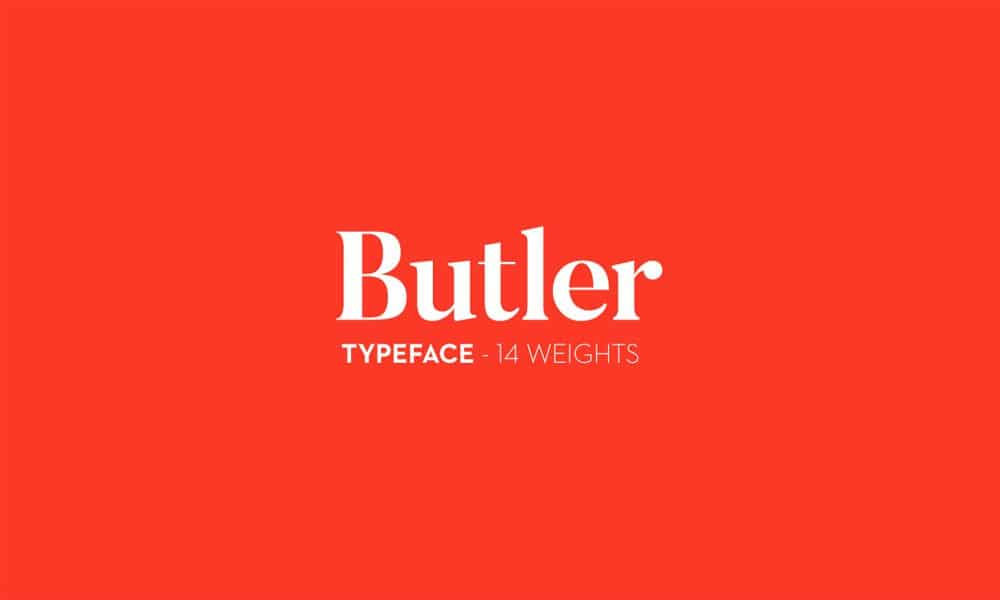 Butler Font