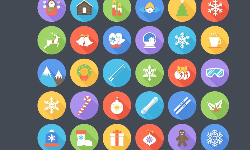 Christmas and Winter Icons
