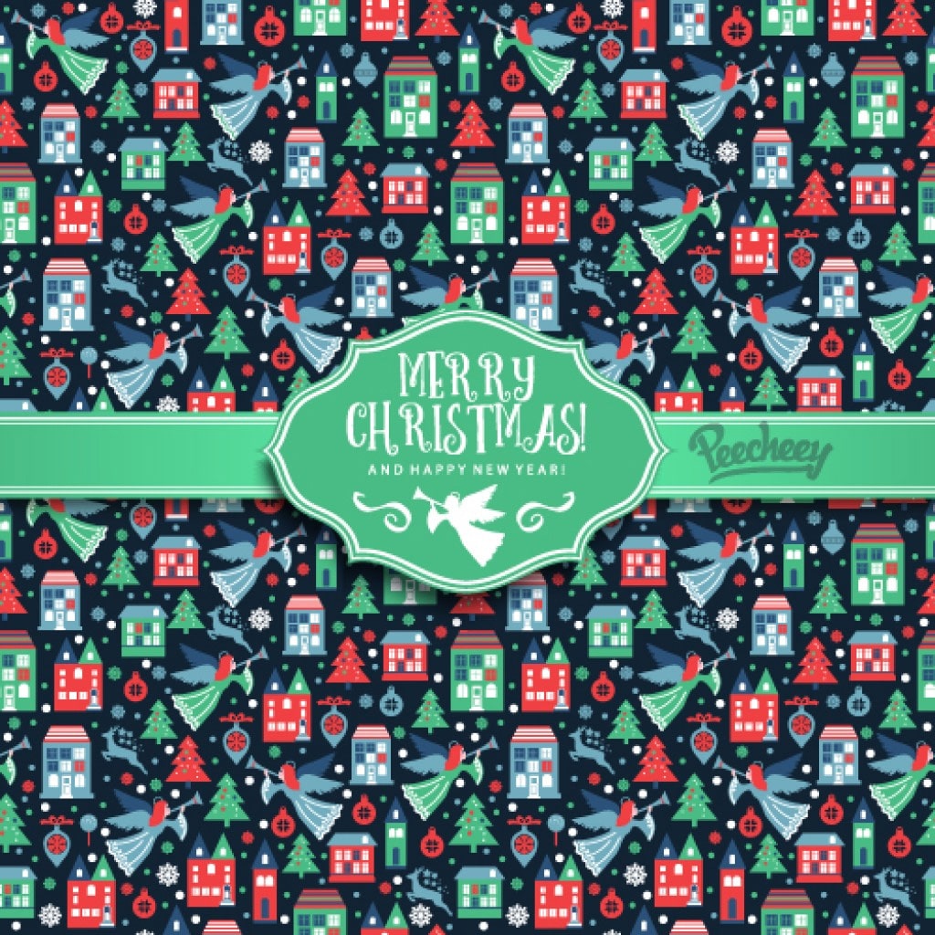 Christmas seamless pattern