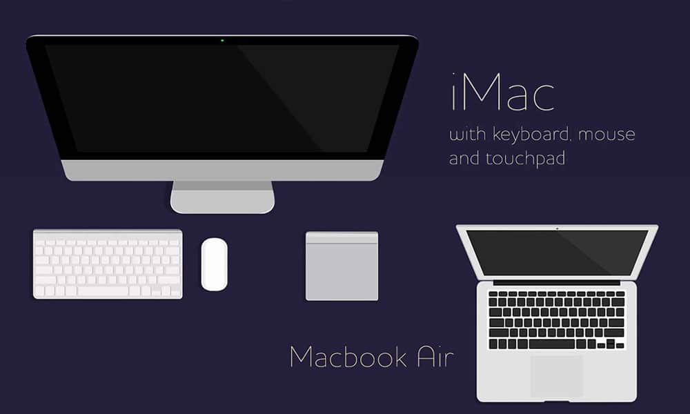 Elegant Vector Workspace Elements Kit