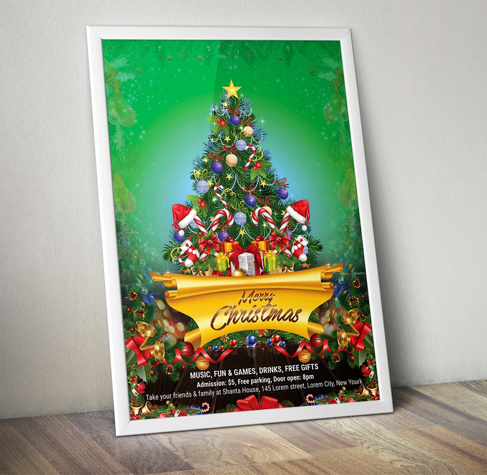 Free Christmas Flyer PSD