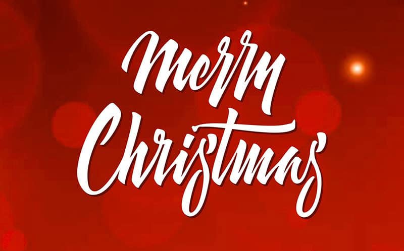 Free Christmas Vector Calligraphy
