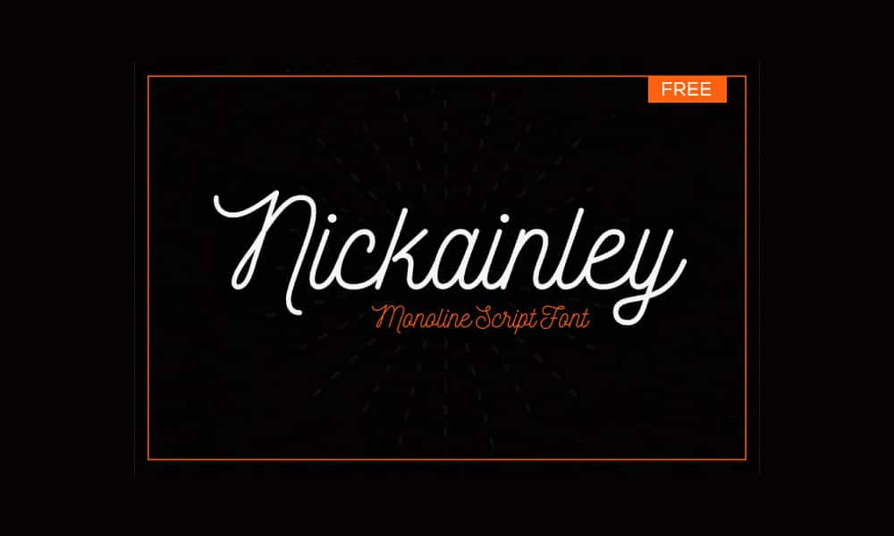 Nickainley Free Font