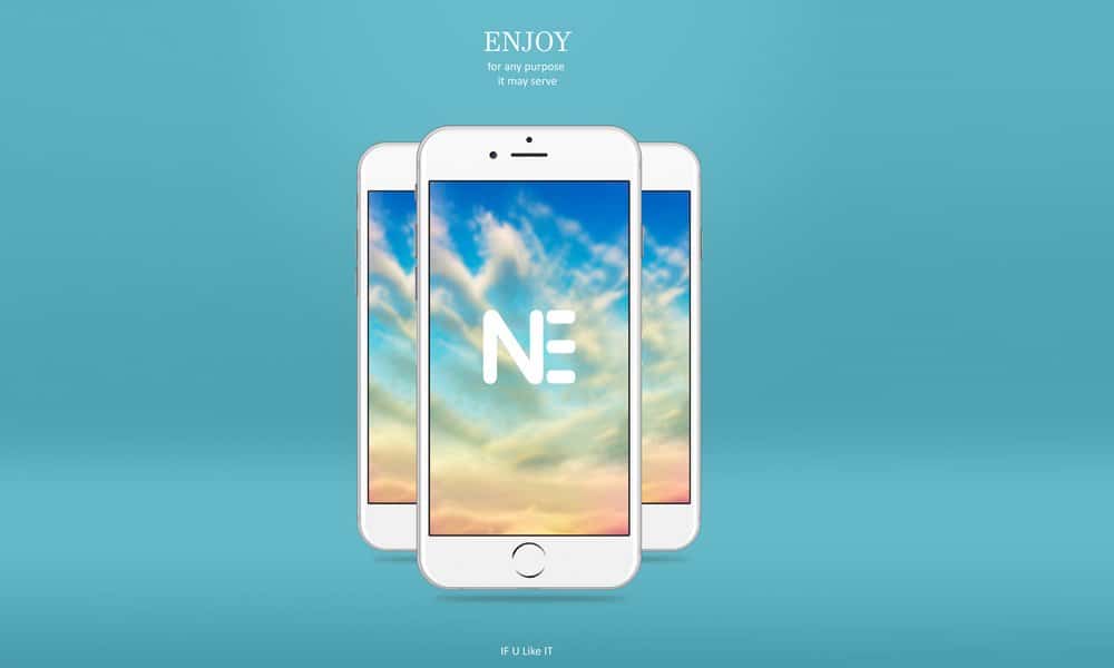 Free iphone 6s Mockup PSD