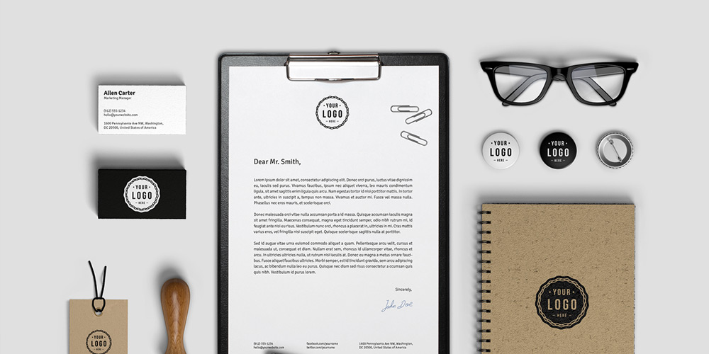 Free Branding Identity MockUp PSD