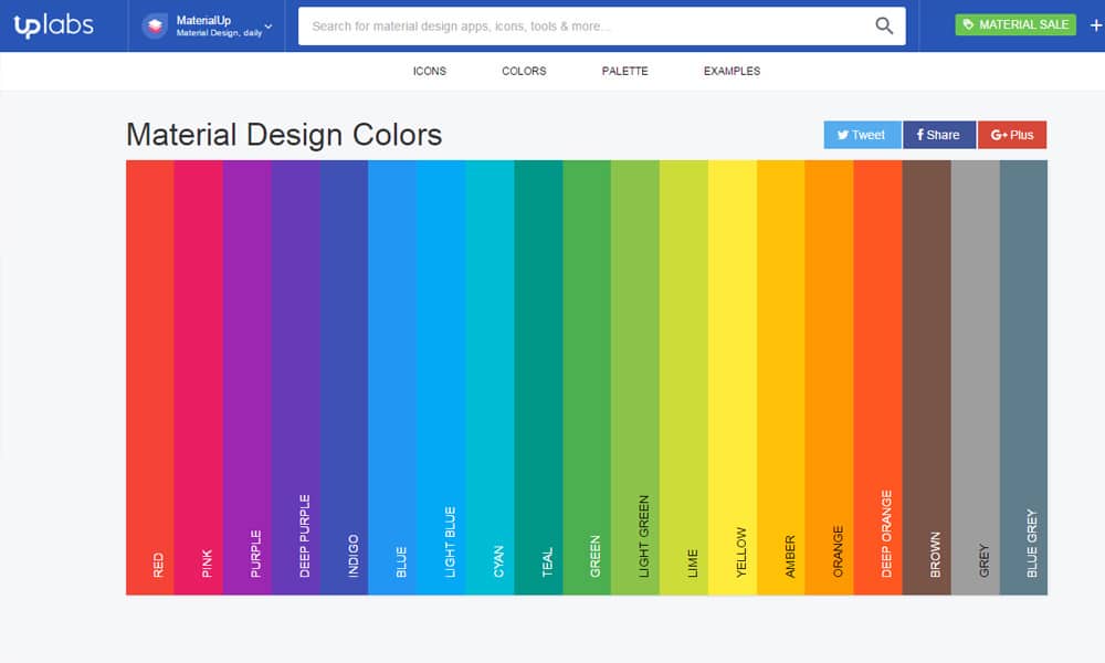 Tools For Generating Material Design Color Palettes Css Author