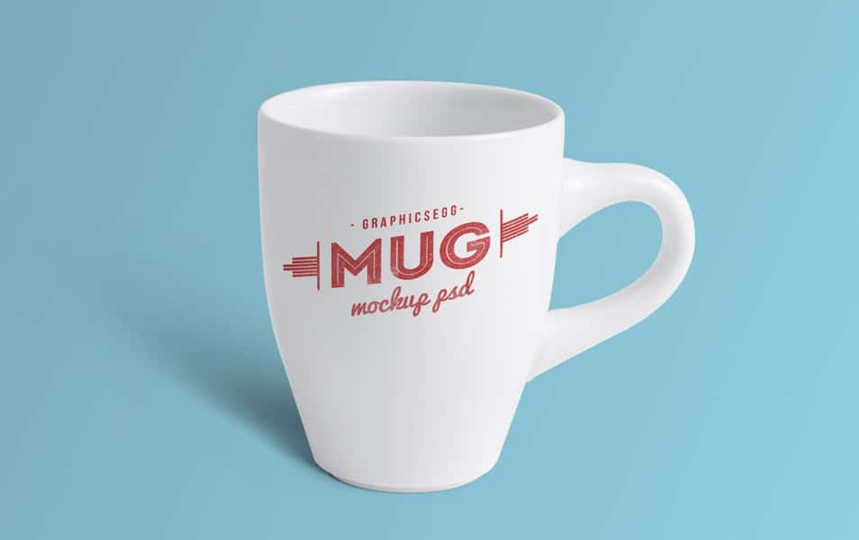 Coffee mug psd mockup