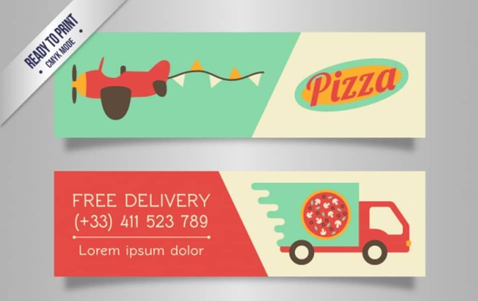 Delivery banners