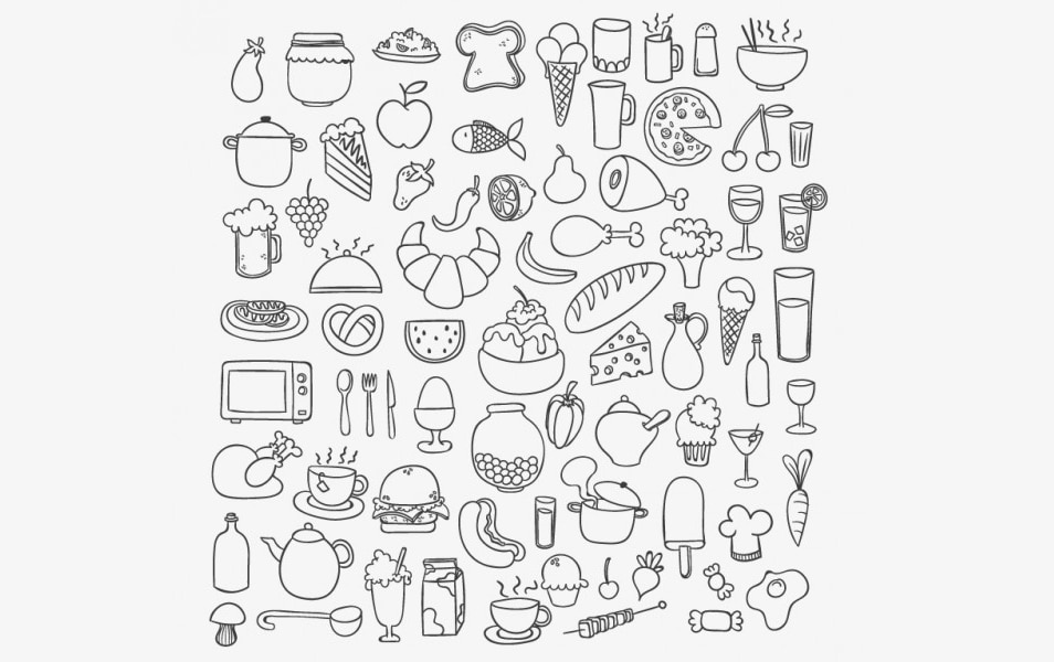 Icons of Sketchy Food