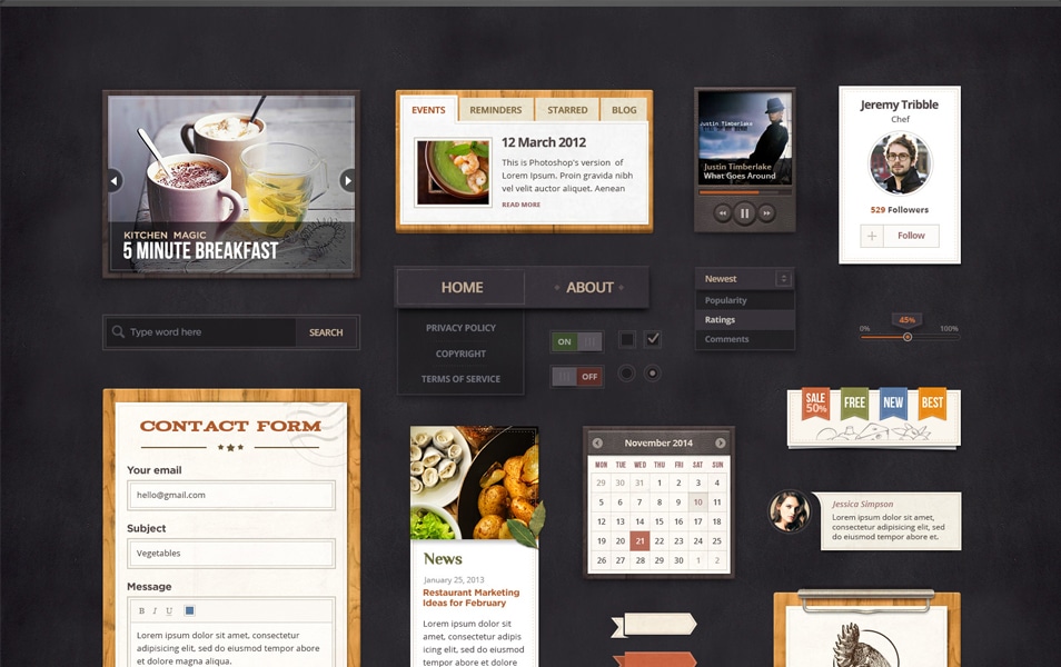 Spicy Treats UI Kit