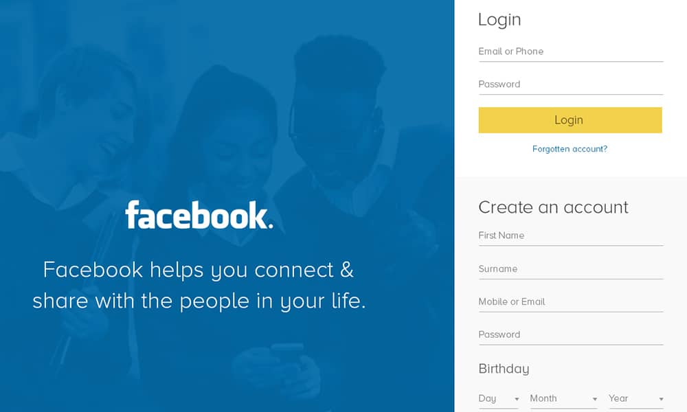 Facebook Redesign Concept