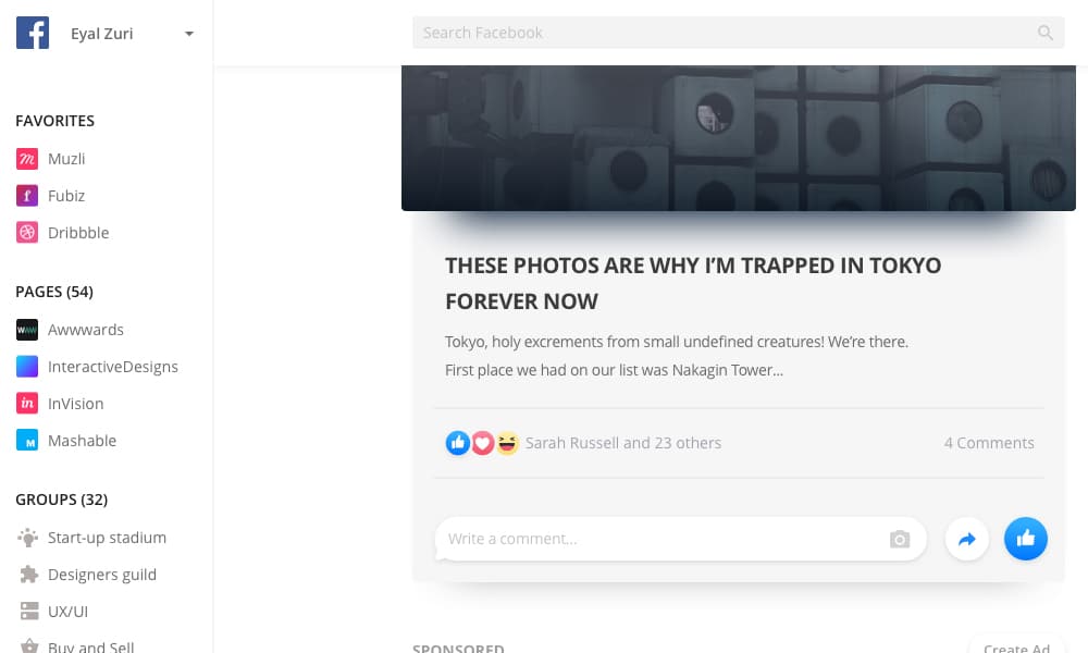 Facebook Redesign