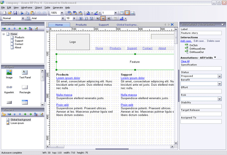 wireframe axure rp wireframe axure rp