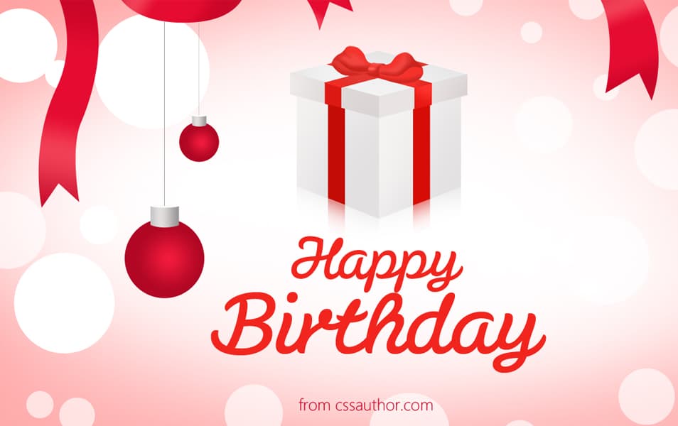 Beautiful Birthday  Greetings Card PSD  For Free Download 