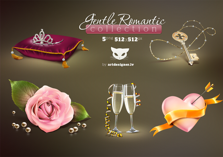 Gentle Romantic icons