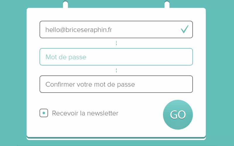 Web Form Psd