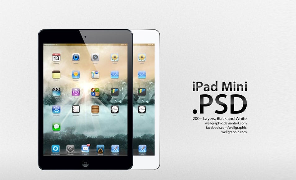 Apple iPad Mini PSD Apple iPad Mini PSD