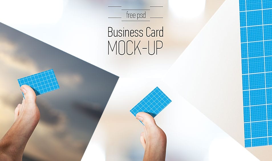 Business Card Mock-Up | Free PSD Business Card Mock-Up | Free PSD