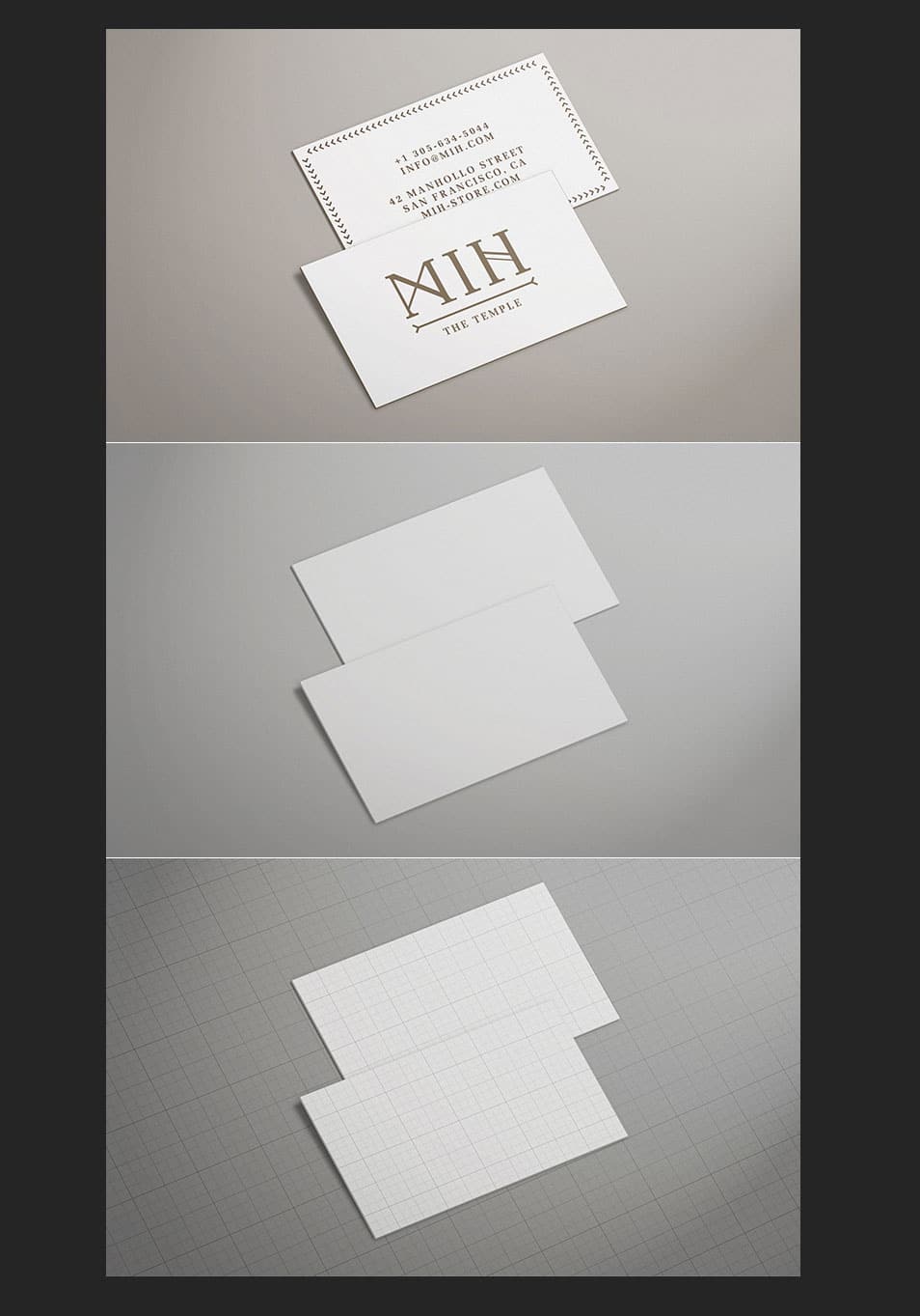 Free – Business Card Mock Up – Pack 1 – Thick edge colored Free – Business Card Mock Up – Pack 1 – Thick edge colored