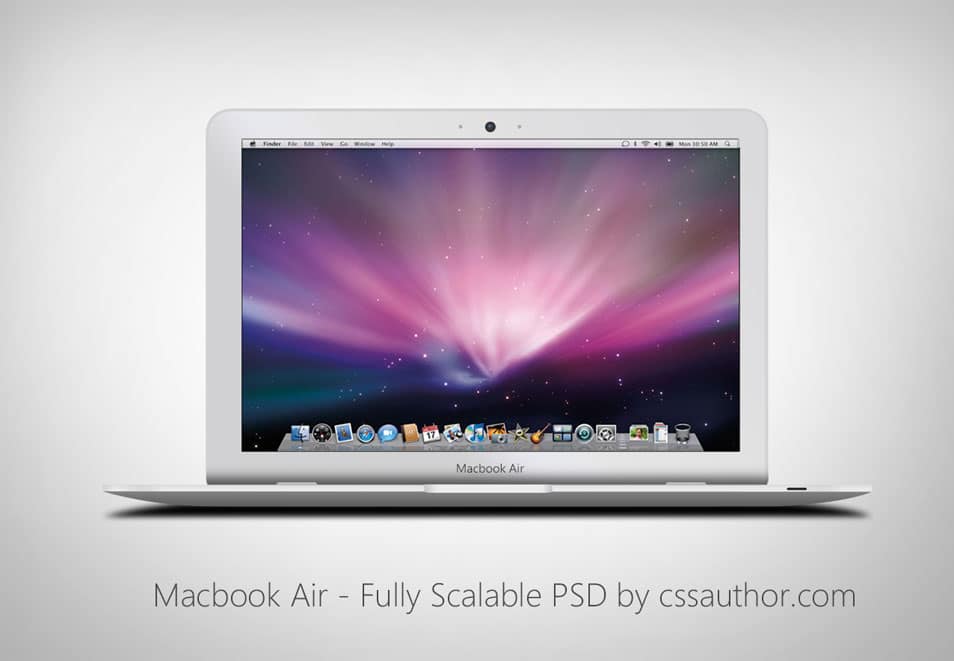 Macbook Air – Fully Scalable PSD Macbook Air – Fully Scalable PSD