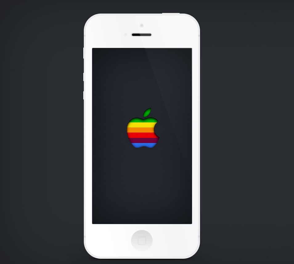 Minimal iPhone 5 PSD Minimal iPhone 5 PSD
