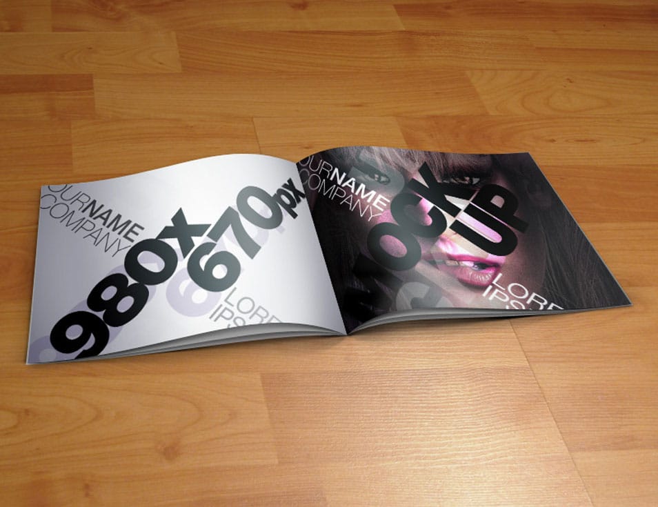 Psd Catalog Mock-Up Template Psd Catalog Mock-Up Template