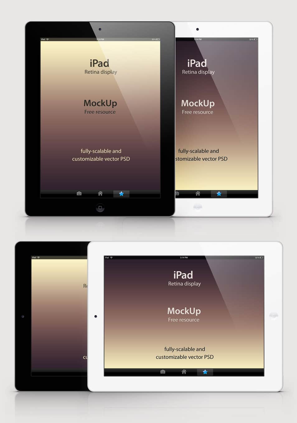 Psd iPad Retina Mockup Template Psd iPad Retina Mockup Template