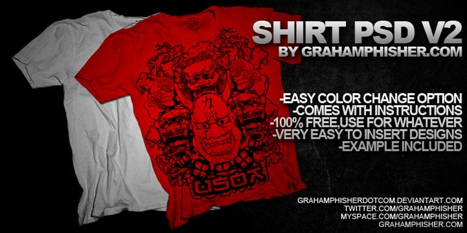 Shirt PSD V2 Shirt PSD V2