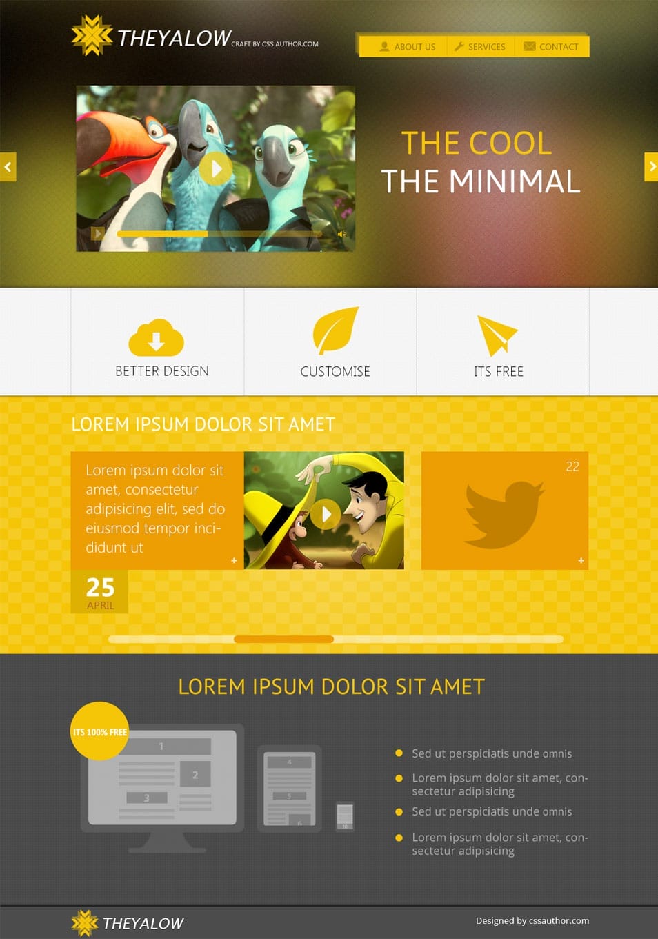 Free dating html templates