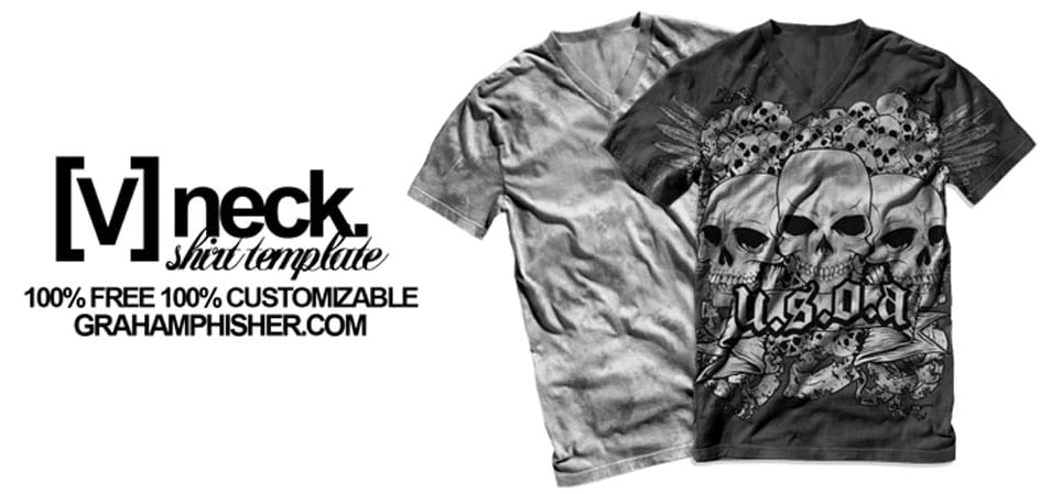 V Neck Shirt Template V Neck Shirt Template