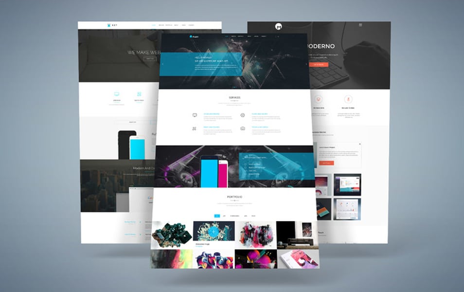 3D Web Presentation Mock-Up