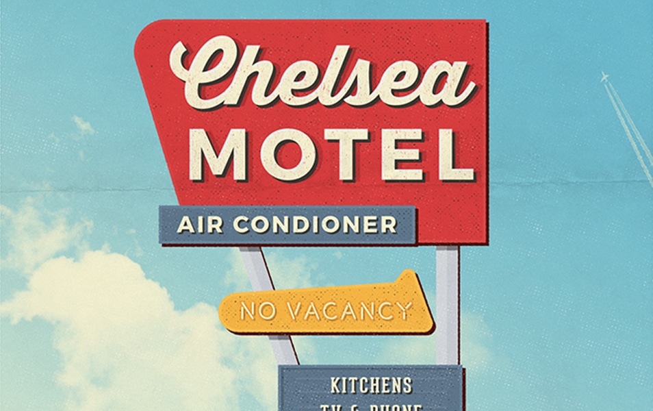 4 Vintage Motel Sign Mockups