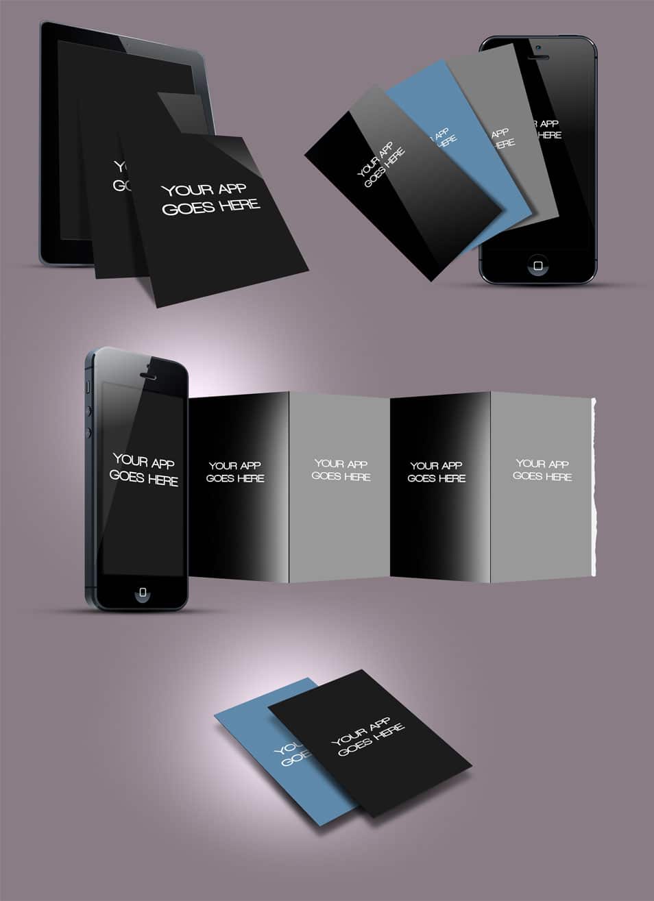 App Showcase PSD Mockups App Showcase PSD Mockups