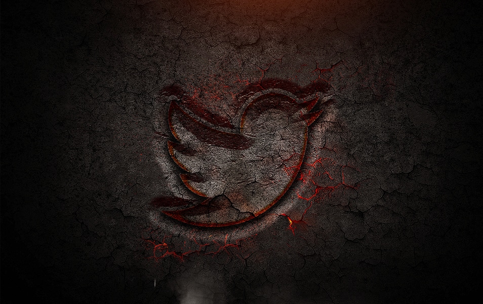 Burn Effect Logo Mockup