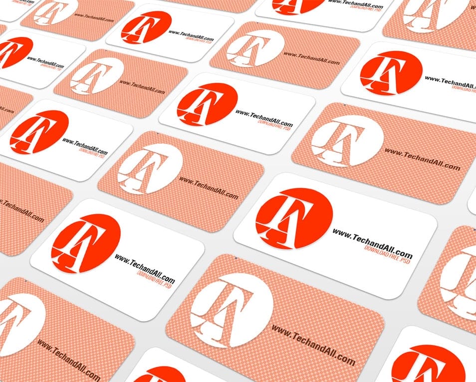 Business Card Perspective Mockup Business Card Perspective Mockup