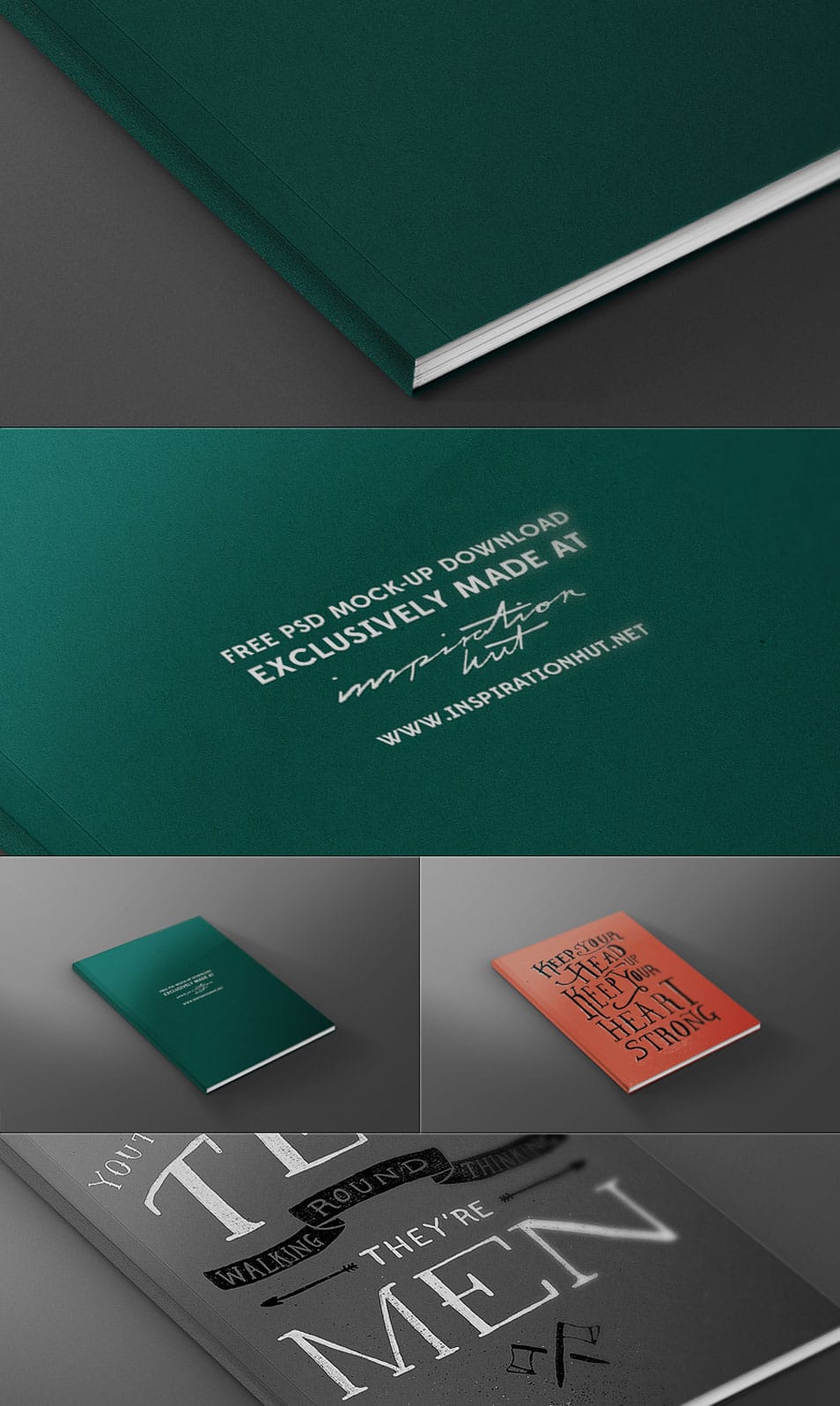 Presentation Folder Mockup FREE Magazine / Book Front Cover Mock-up Template PSD File