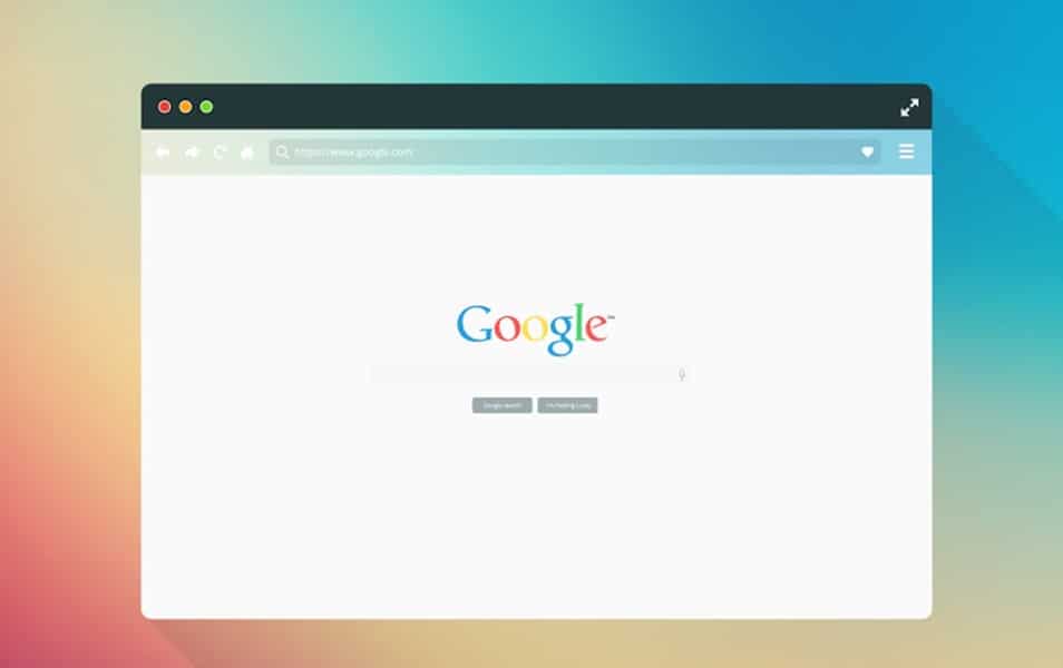 Free Flat Browser Mockup