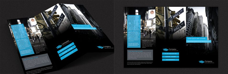 Free Modern Tri-Fold Brochure Design Template Free Modern Tri-Fold Brochure Design Template