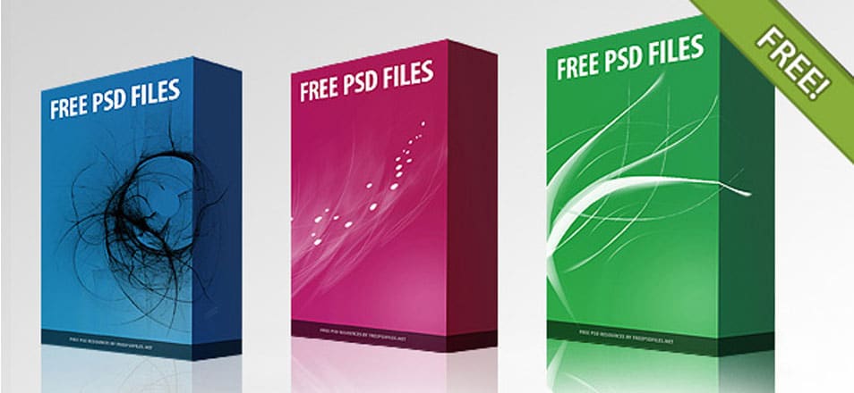 Free PSD Software Box Free PSD Software Box