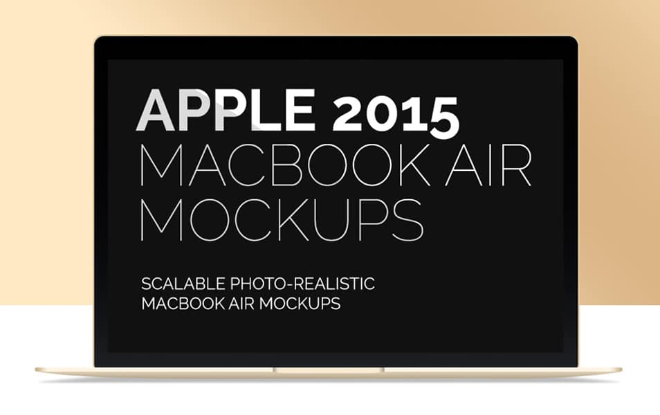 New MacBook Air 2015 Mockup