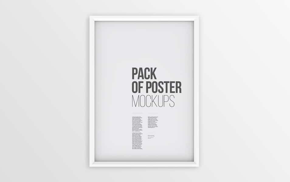 Poster Frame Mockup Psd