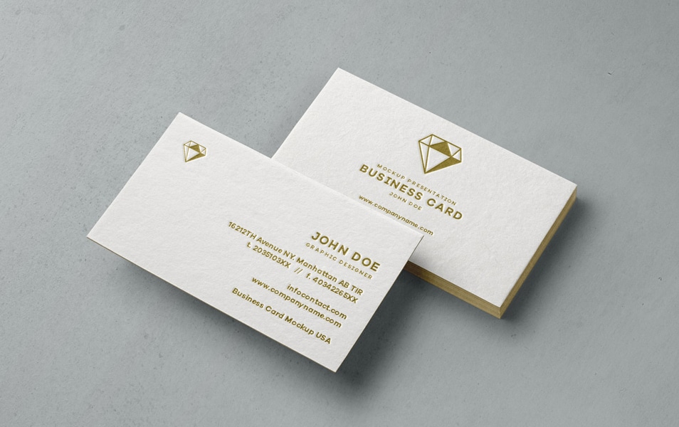 Psd Business Card Mock-Up Vol31