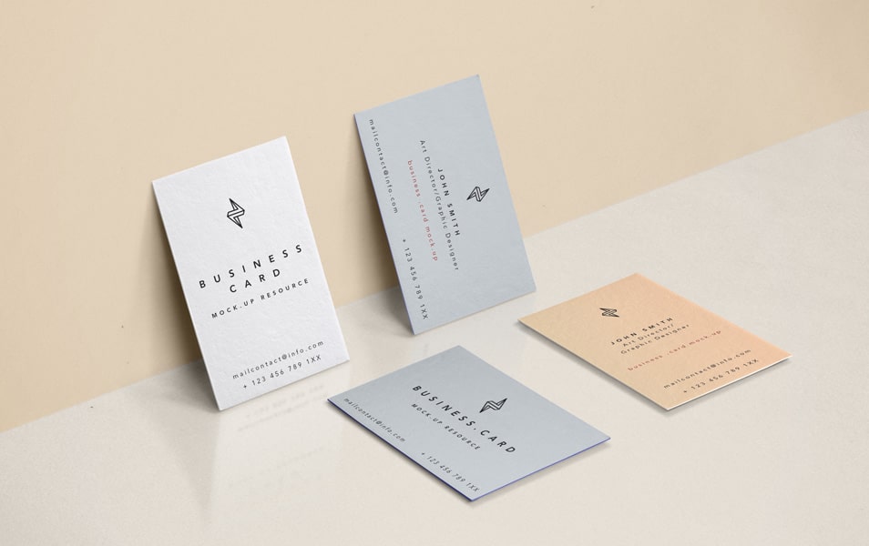 Psd Business Card Mock-Up Vol32