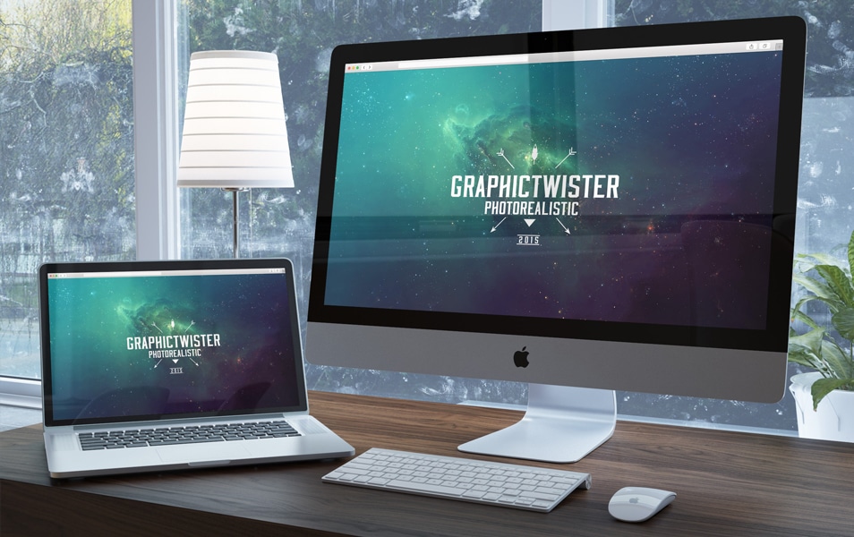 Unique Workspace Mockup