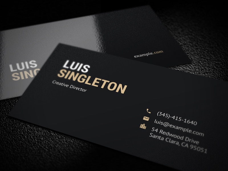 business card template psd