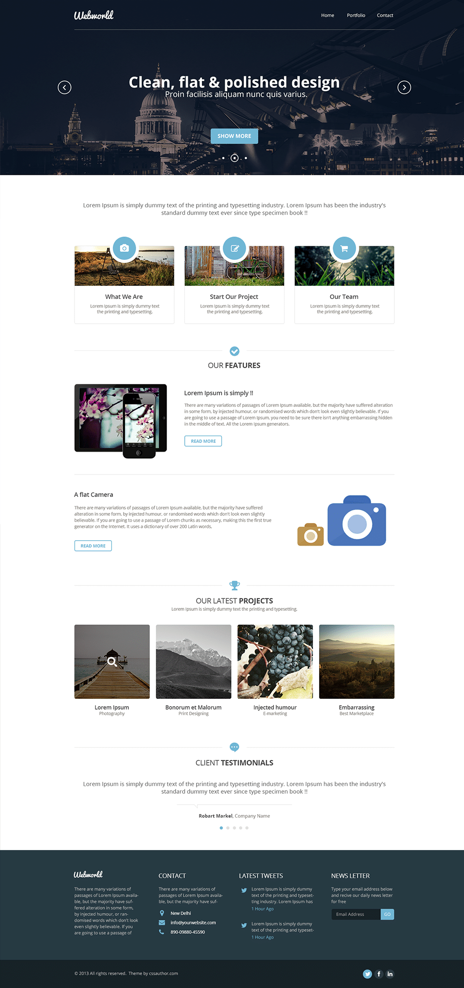 Professional Free Corporate Web Design Template PSD_Home Page - cssauthor.com Professional Free Corporate Web Design Template PSD_Home Page - cssauthor.com