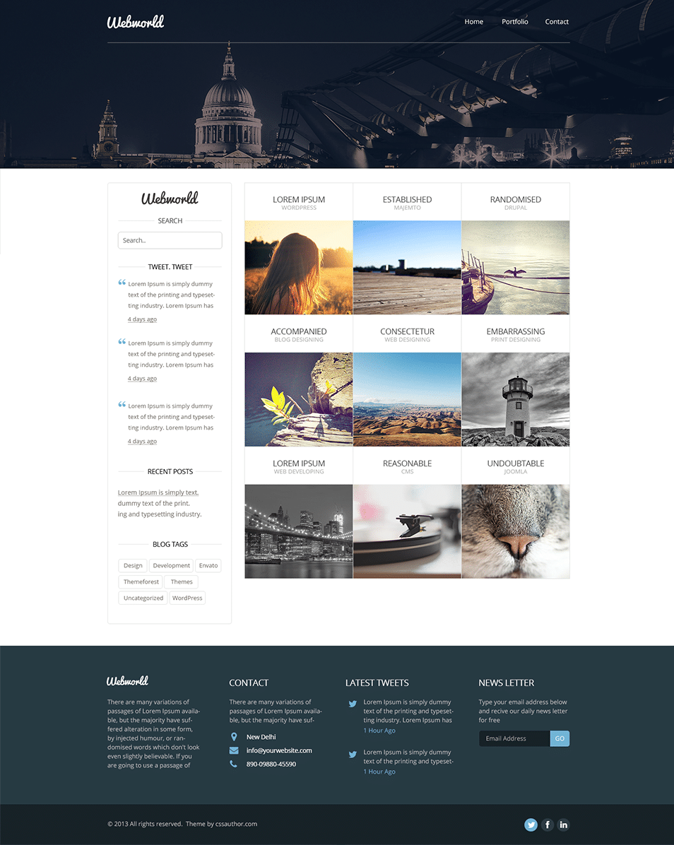 Professional Free Corporate Web Design Template PSD_Inner Page - cssauthor.com Professional Free Corporate Web Design Template PSD_Inner Page - cssauthor.com