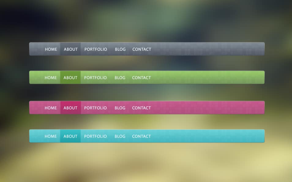 80+ Free Website Menu Navigation PSD Elements » CSS Author