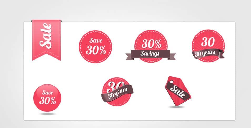 sale tags template
